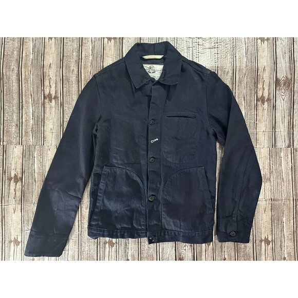 RGT Rogue Territory Japanese Selvedge demin Supply Jacket sz S Raw Made in USA